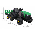 Elektrický traktor titan - zelený